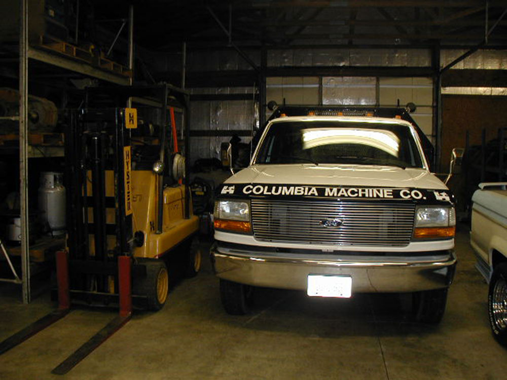 Columbia Machine Shop Truck and Shop Lift Truck 1960's Model Hyster 